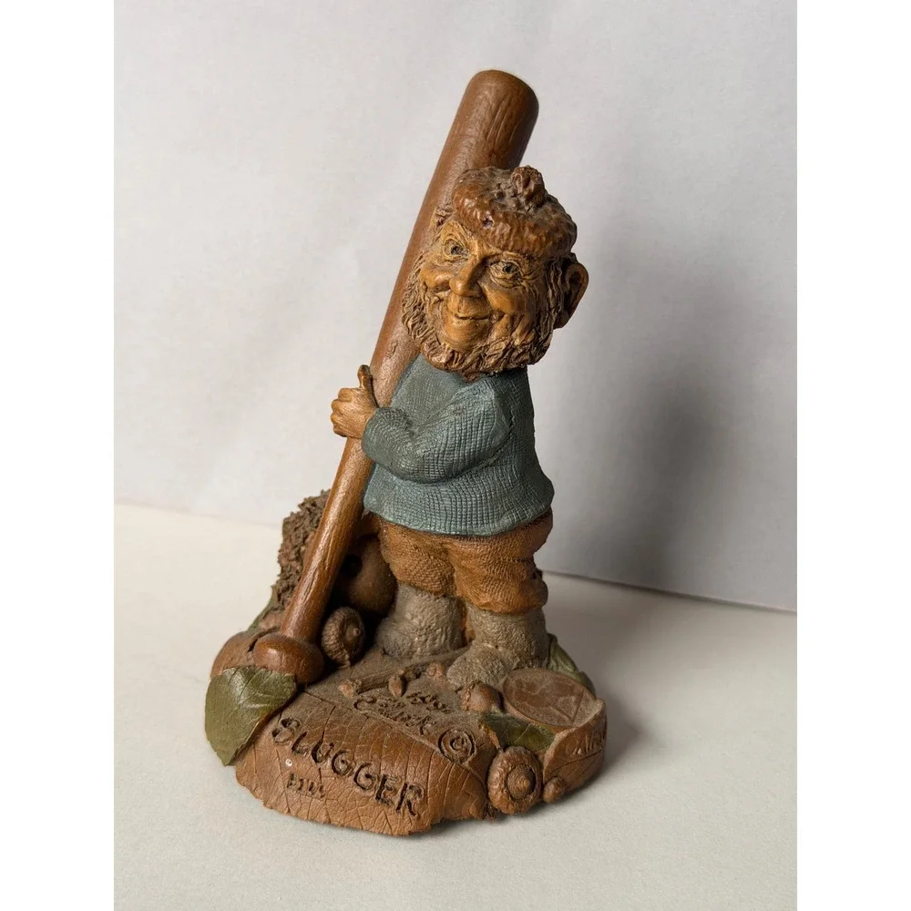 Vintage Tom Clark‎ Slugger Baseball Gnome Figurine 1991 Cairn Studio Resin Art